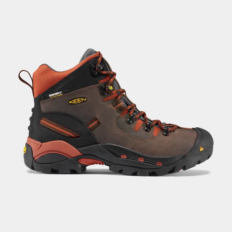 Keen ブーツ | キーンピッツバーグ6 "ソフトトゥ ワーク ブーツ メンズ ブラウン | 430298-ZJY